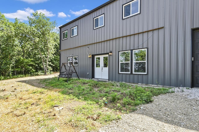 3918 Bowen Creek Rd, Niangua, MO 65713 - back of property with board and batten siding