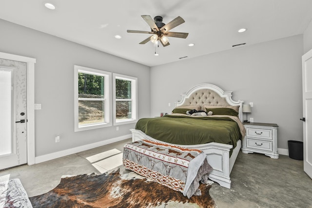 3918 Bowen Creek Rd, Niangua, MO 65713 - bedroom with recessed lighting and ceiling fan