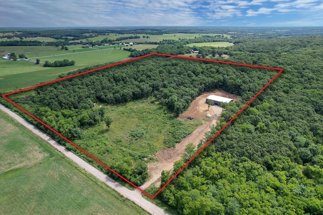 3918 Bowen Creek Rd, Niangua, MO 65713 - view of rural area with property parcel outlined