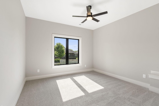 1632 Marlowe Ave, Springfield, MO 65802 - carpeted spare room with a ceiling fan and baseboards
