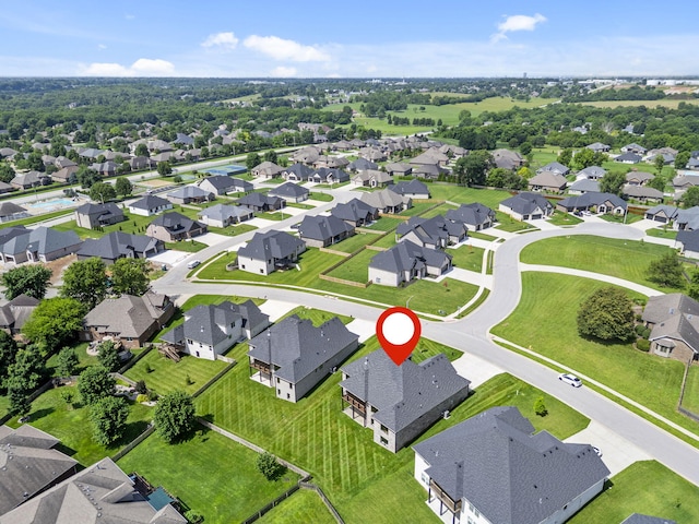 1650 Marlowe Ave, Springfield, MO 65802 - aerial view of property's location with nearby suburban area