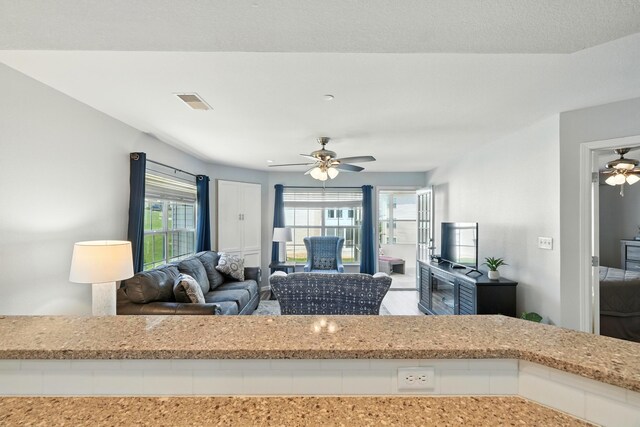 215 Meadow Brook Ln Unit 3, Branson, MO 65616 - living area featuring ceiling fan