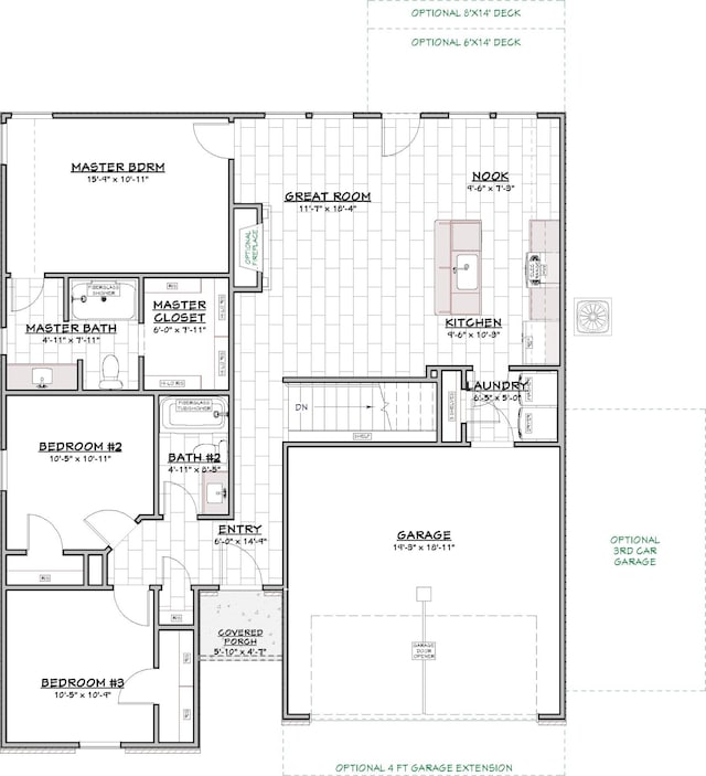 401 E Wright St, Willard, MO 65781 - view of floor plan / room layout