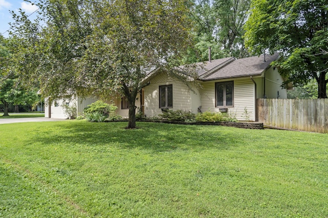 1801 W Cherokee St, Springfield, MO 65807 - view of front of home featuring concrete driveway, a garage, and a shingled roof