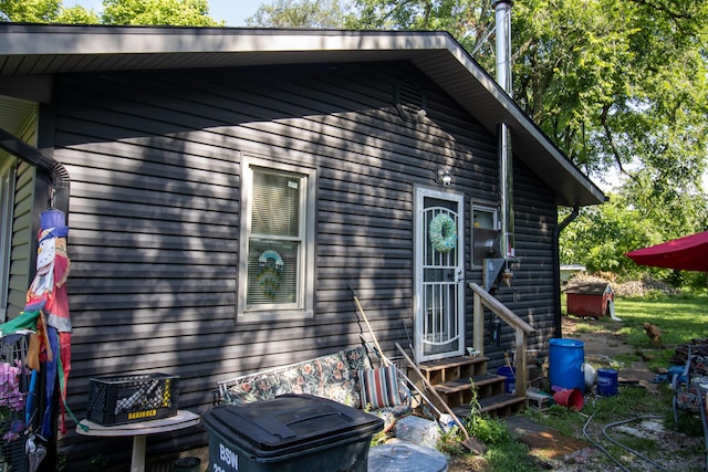 231 W School St, Everton, MO 65646 - view of side of property featuring entry steps