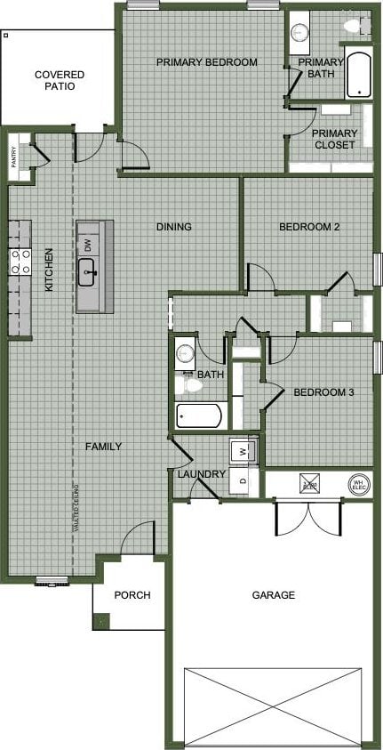 1616 Sedge St, Joplin, MO 64801 - view of home floor plan
