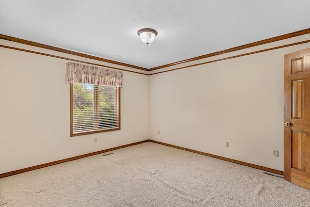 4081 E Kingsbury St, Springfield, MO 65809 - unfurnished room with ornamental molding and carpet flooring