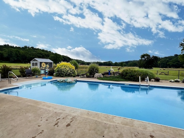 556 Carter 309, Van Buren, MO 63965 - swimming pool with a storage shed