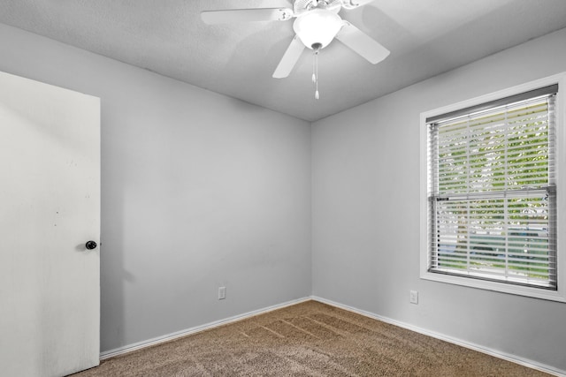 519 N Lynette Ave, Republic, MO 65738 - carpeted spare room with baseboards and ceiling fan