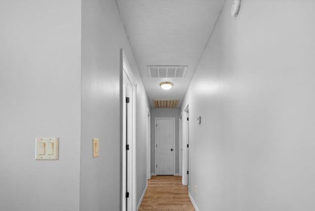 519 N Lynette Ave, Republic, MO 65738 - hallway with attic access and light wood finished floors