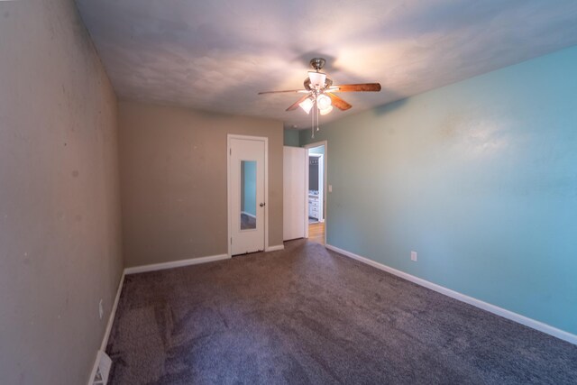 1520 E Seminole St, Springfield, MO 65804 - carpeted empty room with a ceiling fan and baseboards
