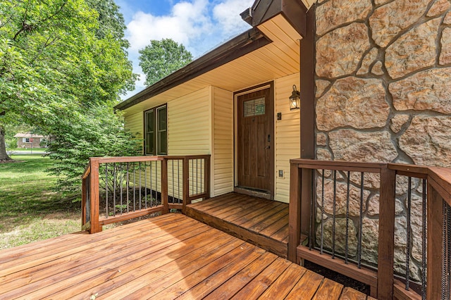 1604 E Sycamore St, Ozark, MO 65721 - view of deck