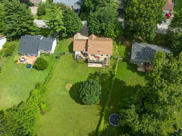 1604 E Sycamore St, Ozark, MO 65721 - aerial perspective of suburban area