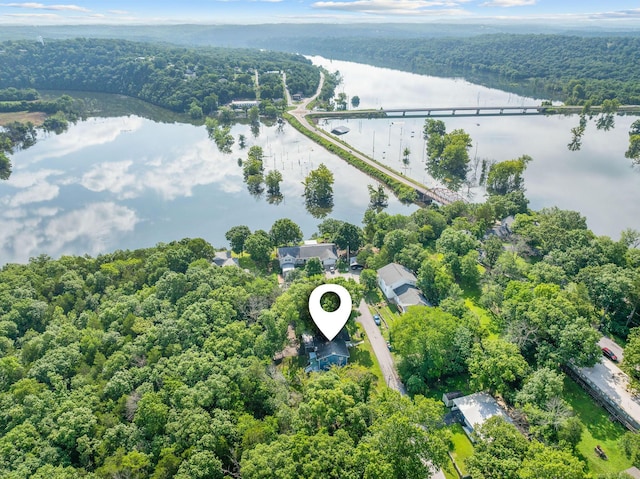 189 Pierce Pl, Forsyth, MO 65653 - drone / aerial view of a nearby body of water and a forest
