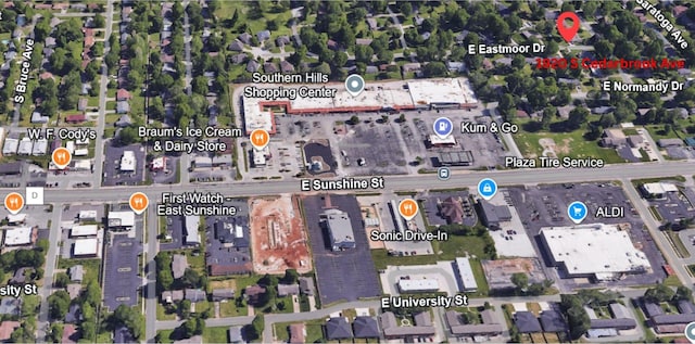 1923 S Cedarbrook Ave, Springfield, MO 65804 - map of property location