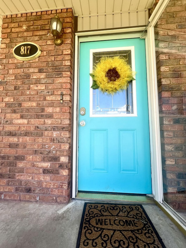 817 Fillmore St, Mount Vernon, MO 65712 - entrance to property featuring brick siding