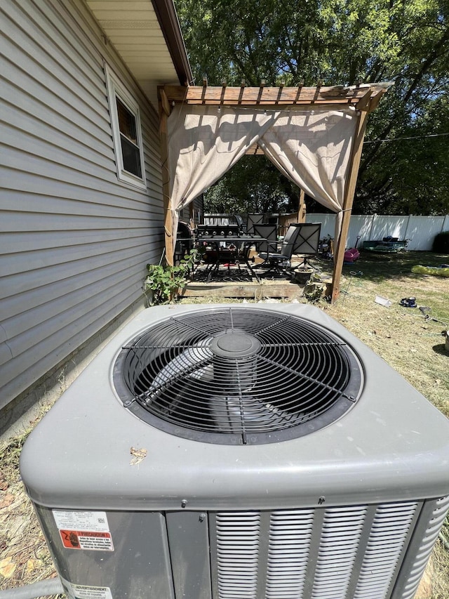 817 Fillmore St, Mount Vernon, MO 65712 - exterior view of a central AC unit
