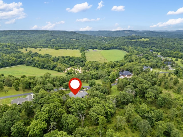 744 Seven Pines Dr, Saddlebrooke, MO 65630 - aerial view of a heavily wooded area