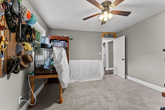 522 S Belcrest Ave, Springfield, MO 65802 - bedroom featuring carpet and ceiling fan
