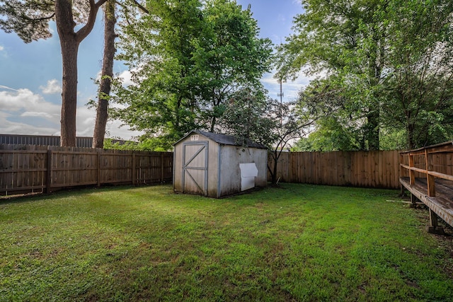 522 S Belcrest Ave, Springfield, MO 65802 - fenced backyard featuring a storage shed