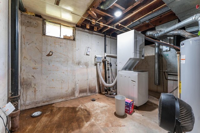 522 S Belcrest Ave, Springfield, MO 65802 - below grade area featuring gas water heater