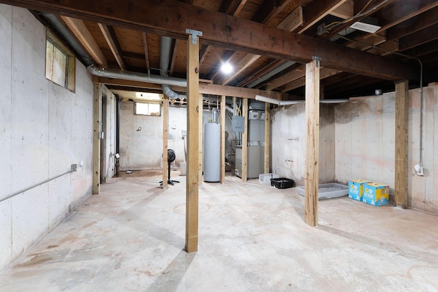 522 S Belcrest Ave, Springfield, MO 65802 - basement with water heater and heating unit