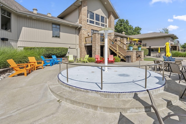 3314 Winged Foot Dr, Nixa, MO 65714 - view of pool with a patio and stairway