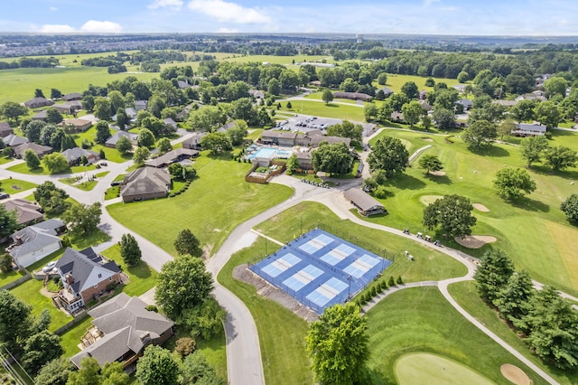 3314 Winged Foot Dr, Nixa, MO 65714 - aerial perspective of suburban area featuring a golf course
