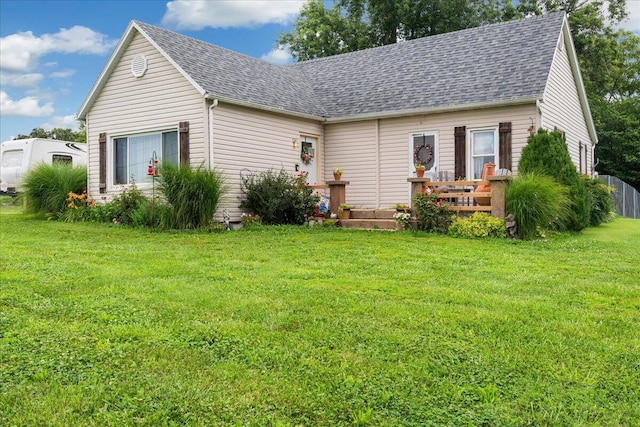 1188 Emerald Rd, Spokane, MO 65754 - view of front of home with roof with shingles and a front yard