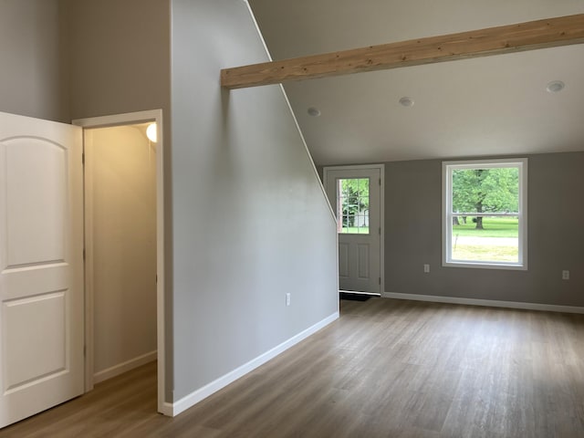 507 W Clouse St, Mountain Grove, MO 65711 - spare room with wood finished floors and baseboards