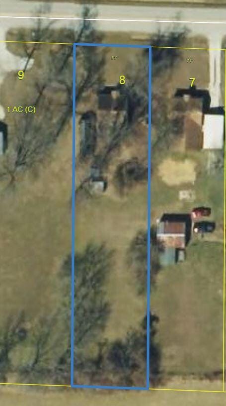 507 W Clouse St, Mountain Grove, MO 65711 - aerial view of property's location with property boundaries highlighted