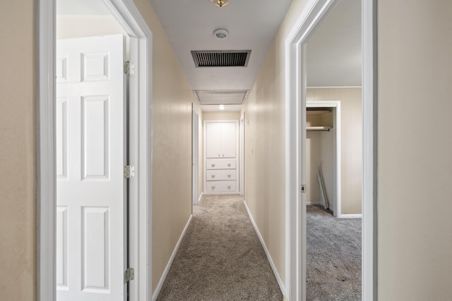 2266 E Barataria St, Springfield, MO 65804 - hall featuring carpet and attic access
