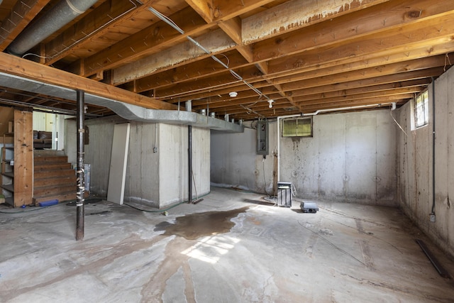 2266 E Barataria St, Springfield, MO 65804 - below grade area featuring stairs and electric panel