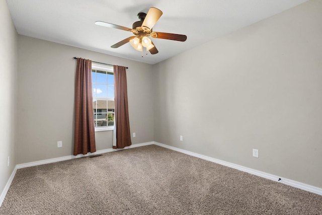 1950 S Trinidad Dr, Ozark, MO 65721 - empty room featuring carpet flooring and ceiling fan