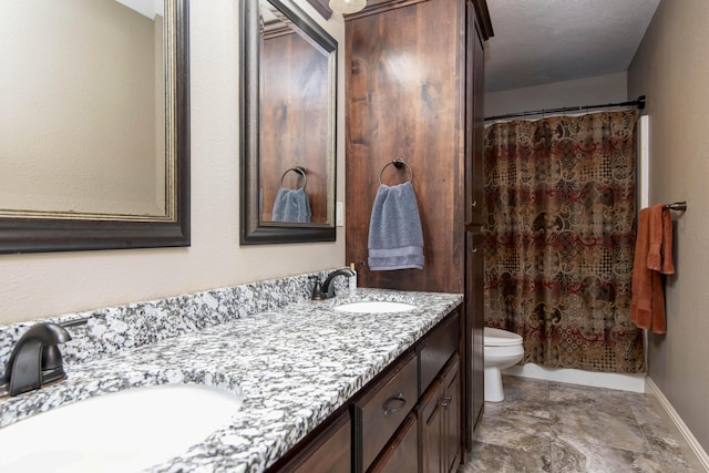 4604 E Kentbrook Dr, Springfield, MO 65802 - full bath featuring double vanity and curtained shower