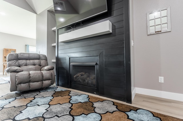 622 N Dean Ln, Republic, MO 65738 - detailed view of wood finished floors and a fireplace