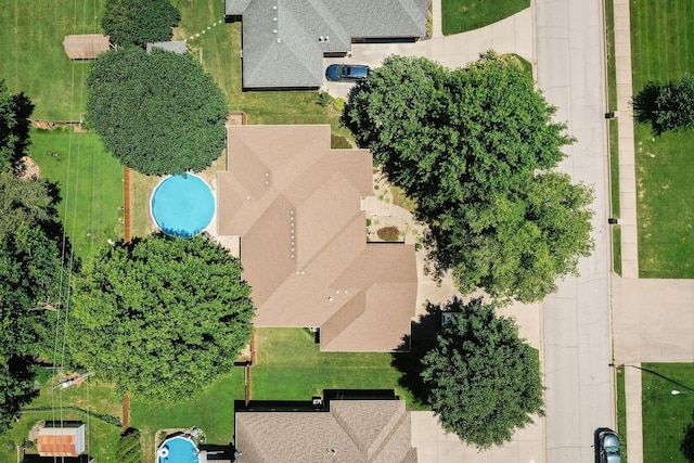 217 E Grace St, Republic, MO 65738 - aerial view of a pool area