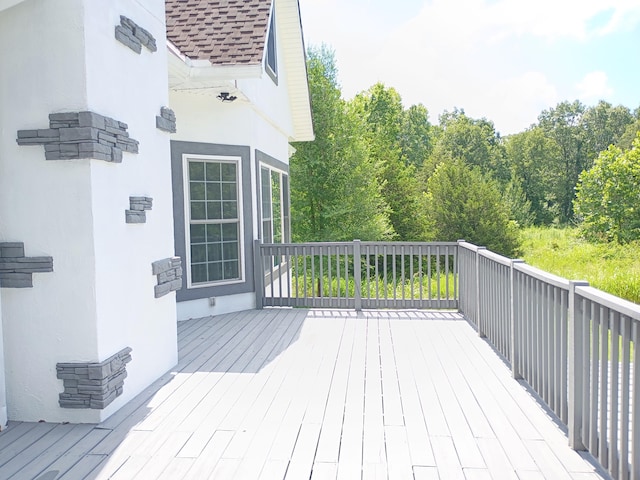 6540 Gateway Dr, Joplin, MO 64804 - view of wooden deck