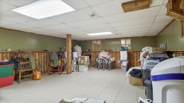 1339 W Business Highway 60-63, Willow Springs, MO 65793 - basement with a paneled ceiling