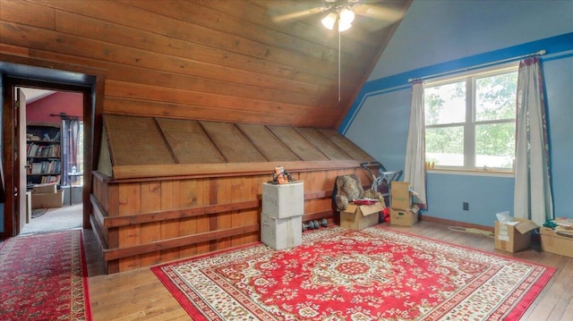 1339 W Business Highway 60-63, Willow Springs, MO 65793 - bonus room featuring hardwood / wood-style floors, vaulted ceiling, and ceiling fan