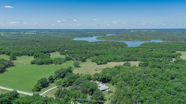 619 Rte H, Greenfield, MO 65661 - bird's eye view of a heavily wooded area and a nearby body of water