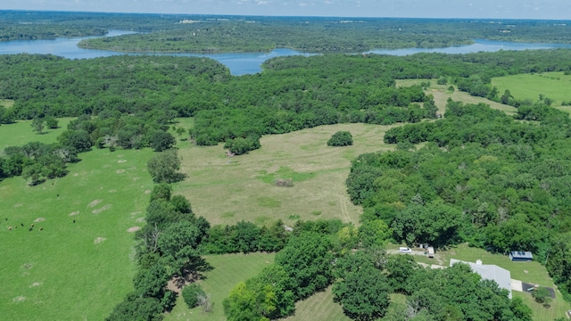 619 Rte H, Greenfield, MO 65661 - bird's eye view of a nearby body of water and a heavily wooded area
