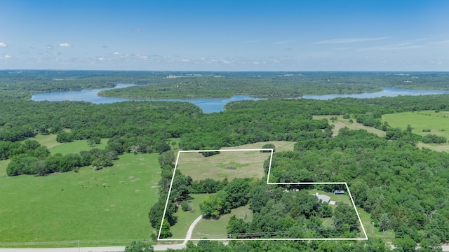 619 Rte H, Greenfield, MO 65661 - view of property location featuring a nearby body of water and property boundaries highlighted