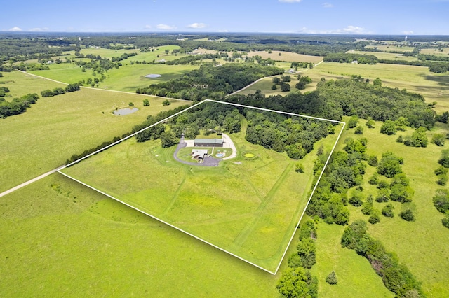 14410 Native Dr, Phillipsburg, MO 65722 - view of rural area with property parcel outlined