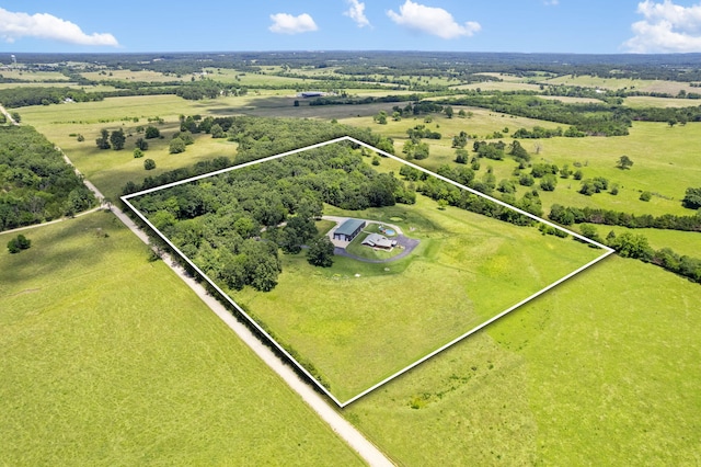 14410 Native Dr, Phillipsburg, MO 65722 - aerial view of sparsely populated area featuring property boundaries highlighted