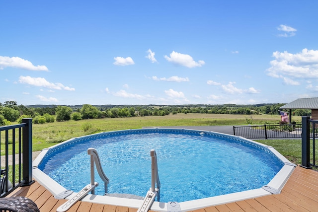 14410 Native Dr, Phillipsburg, MO 65722 - outdoor pool featuring a wooden deck