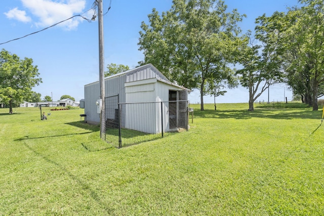 2616 Schupbach Rd, Clever, MO 65631 - view of green lawn with an outbuilding