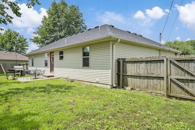 578 Stoney Path, Nixa, MO 65714 - rear view of property featuring a patio area and roof with shingles