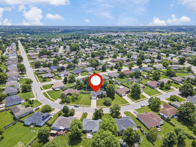 578 Stoney Path, Nixa, MO 65714 - aerial perspective of suburban area