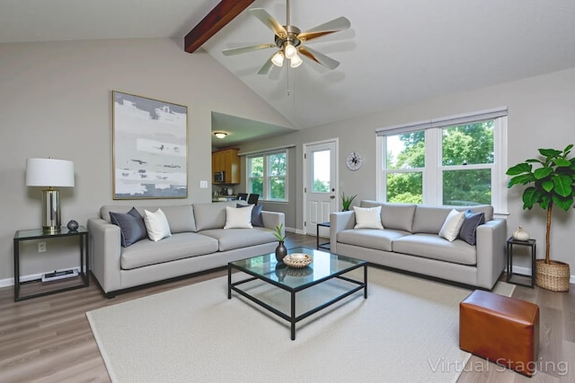 2525 New Hampshire Ave, Joplin, MO 64804 - living room with light wood-type flooring and ceiling fan
